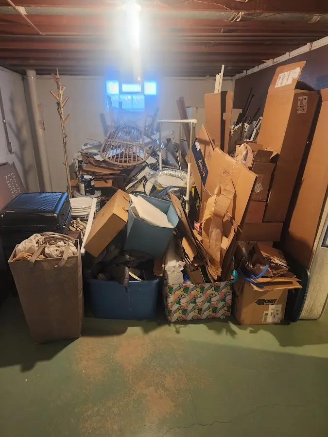 Roll-off dumpster container at job site for Yard Waste Dumpster Rental in Abilene